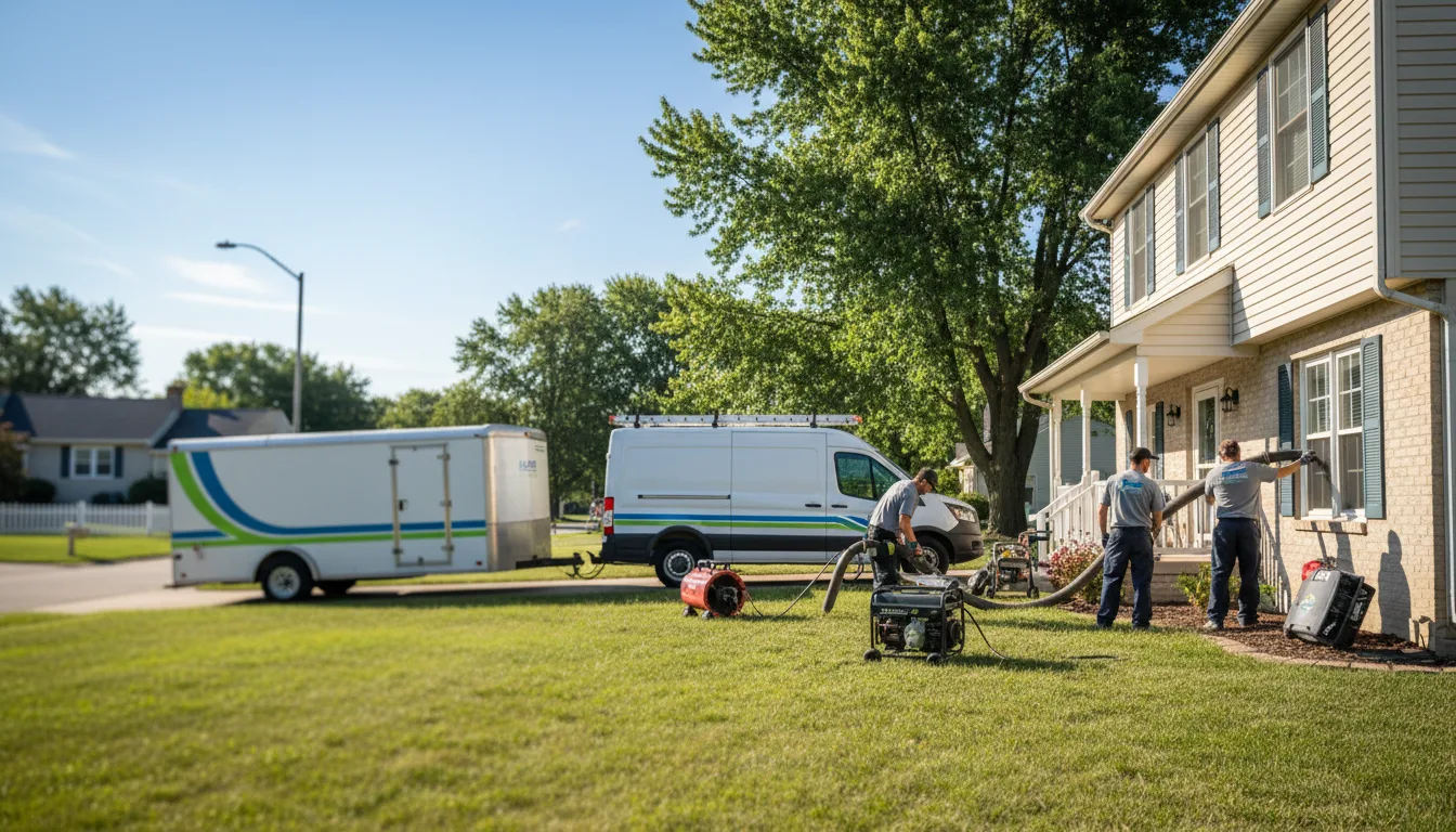 Flooded Basement Restoration And Cleanup With Repair in Bondurant, IA near me